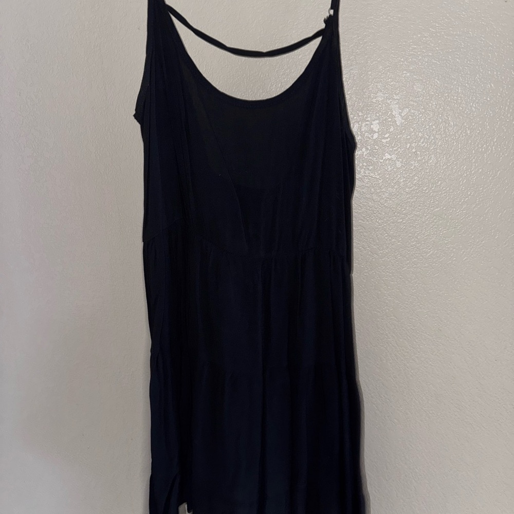 Full Tilt Black Midi Dress